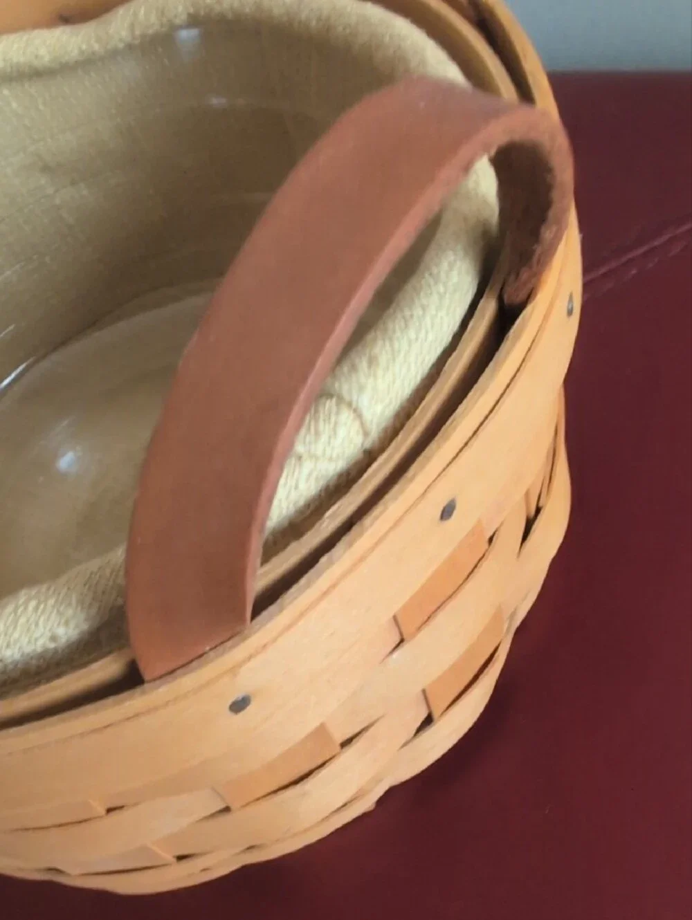 Longaberger 2001 Button Basket Set